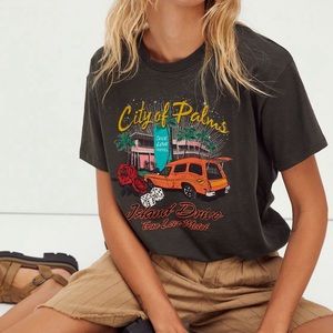 Spell City of Palms biker tee size XS